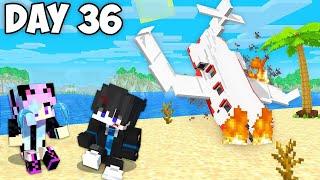  Survive The AIRPLANE CRASH ON THE ISLAND in Minecraft