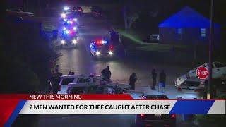 Two in custody following police pursuit across St. Louis County