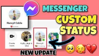 How to have custom status on messenger | Messenger 2022 | Step by step