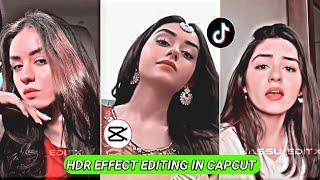 BROWN HDR EFFECT EDITING IN CAPCUT || capcut brown effect video editing toturial ||