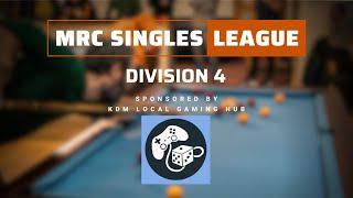 Sam Buckler vs Shain Lewis - MRC Singles League Division 4 (NO COMMENTARY)