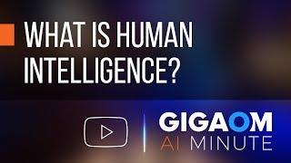 What is Human Intelligence?