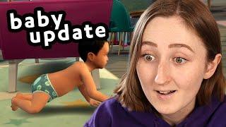live reacting to the baby update + sims 5 announcement