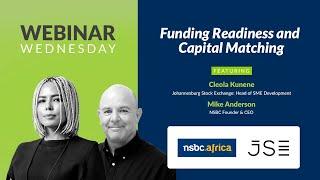 Webinar Wednesday :: Funding Readiness and Capital Matching