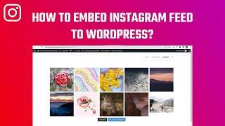How to add Instagram feed to WordPress? WordPress Instagram feed | smash balloon plugin #WordPress34