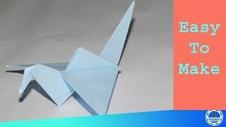 How to make a Paper Flapping bird | Origami Bird | Amazing Paper Tricks  | By #InventiveSky