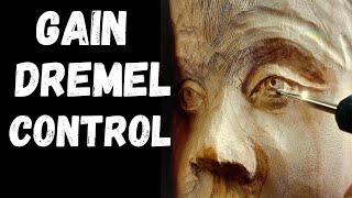 How to carve wood with control - Dremel carving for beginners