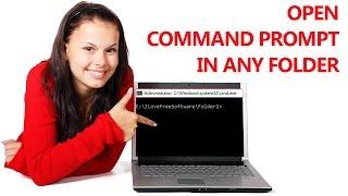 How to Open Command Prompt in any Folder