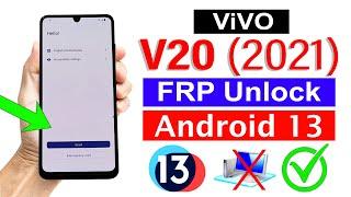 Vivo V20 (2021) Gmail Account Bypass ANDROID 13 (Reset Option Not Working)  (Without PC)
