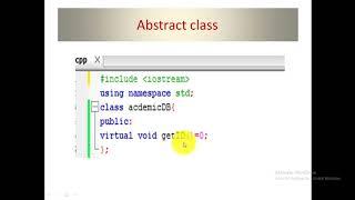 what is virtual function|abstract vs concrete classes|difference between abstract and concrete class