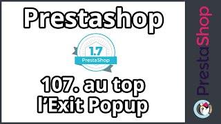 Tuto Prestashop 1.7 - Exit Popup (ép. 107)