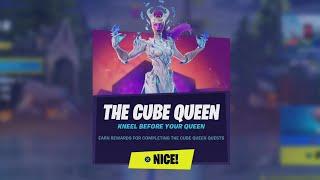 All Cube Queen Quests Guide (How to Unlock Cube Queen Rewards) - Fortnite