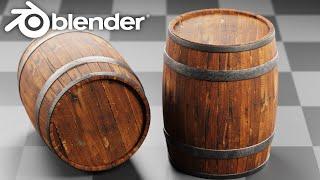 Blender Tutorial: Make A 3D Wooden Barrel