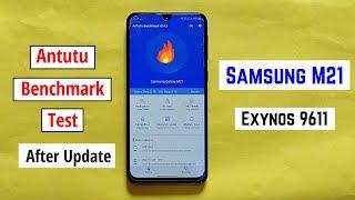 Antutu Benchmark test Samsung M21 After Update || Exynos 9611 Antutu Score