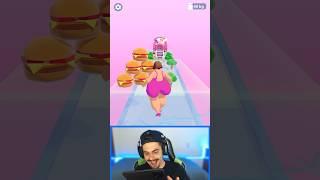 Fat Girl Crazy Run #funnygame #games #shorts