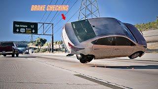 BeamNG Drive - Reckless Driving and Traffic Crashes #14