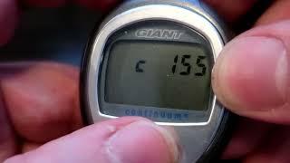 Giant Continuum w cycle computer (aka bike speedometer) how to... quick setup... The Truth