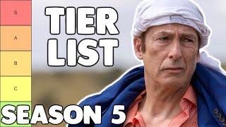 Better Call Saul Season 5 TIER LIST & RECAP - Retrospective