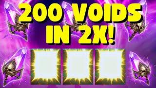 YEETING 200 VOID SHARDS IN 2X EVENT!