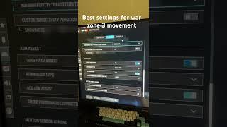 Best Controller settings for Movement (WZ3)