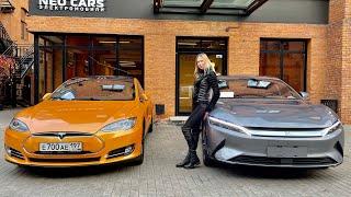 Поменяла Tesla на ЭТО? И она КРУЧЕ Mercedes и BMW. BYD HAN