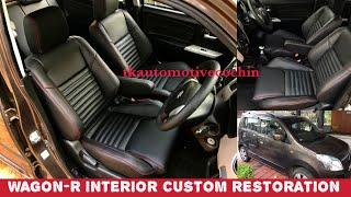 Maruti Wagon R | Custom Restoration | Seat Modification with Thighsupport, Wings &  Armrest