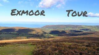 A guided tour of exmoor national park, Dunkery beacon,Tarr steps, Porlock Weir and more