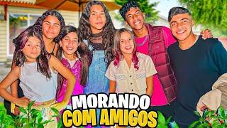 MORANDO COM AMIGOS POR 24h *TUDO QUE FIZEMOS !