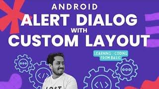 Android Alert Dialog Custom Layout | Android Alert Dialog example | Android Alert Dialog box