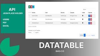  DataTable | Mostrando Datos