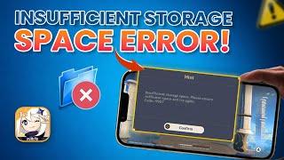 Fix Genshin Impact Insufficient Storage Error on iPhone | Genshin Impact Storage Problem