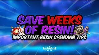 STOP WASTING YOUR RESIN! Important Tip to Farm Efficiently and Save Resin | Genshin Impact