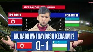 KXDR 0:1 UZBEKISTAN MURABBIYNI HAYDASH KERAKMI? Tahlil #northkoreauzbekistan