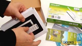 150Mbps High Gain Wireless USB Adapter TL-WN722N TP-Link - Unboxing by www.geekshive.com