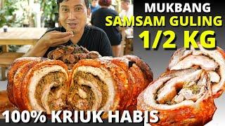 MUKBANG SAMSAM GULING 1/2 KG - 100% KRISPI HABIS - GULING SAMSAM MEREKAK