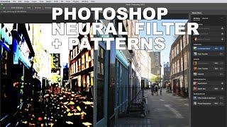 Photoshop 2023 Painting Effects Via Patterns And Landscape Mixer Neural Filters HOW TO