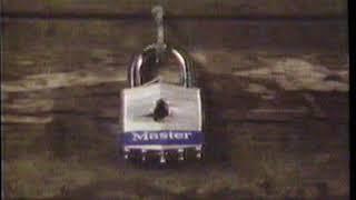 1984 Master Lock Bullet Shooting TV Commercial