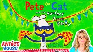  PETE THE CAT AND THE PERFECT PIZZA PARTY  A Fun Read-Aloud Story for Kids!