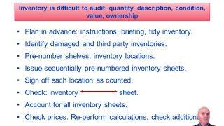 The Audit of Inventory - ACCA Audit and Assurance (AA)