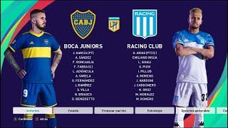 Option file PES 2021 Boca vs Racing Final de la Supercopa Argentina 2023 por Matt Grimes PC!!