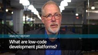 What are low-code development platforms?