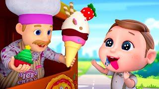 The Muffin Man - Counting Ice Cream | Baby RoyaCoco Nursery Rhymes & Kids Songs