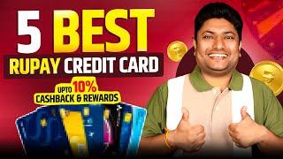 5 Best Rupay Credit Crads for 10% Cashback & Rewards | Rupay Credit Card UPI Payment