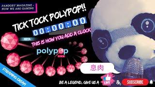 Polypop Streaming Software: Add a clock and automatically change to the next scene.