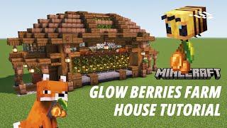 Glow Berries Farm House Tutorial [Aesthetic Farm] [Java Edition]