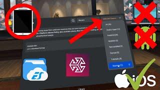 HOW TO SIDELOAD APPS ONTO THE OCULUS QUEST 2 WITH AN IPAD