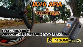 JAVA Aria & TRS Rocher featuring KAK M bursting overtaking ride. Shot with #insta360 One X2