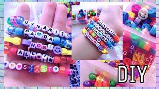 DIY Kpop Bead Bracelets | Украшения в стиле BTS, SKZ & more 