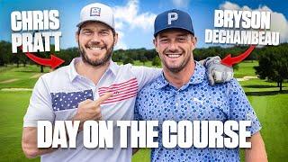 A Day On The Course With Chris Pratt | Bryson DeChambeau