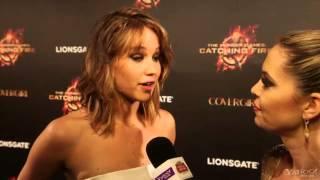 Jennifer Lawrence, Sam Claflin & Francis Lawrence interview at Cannes